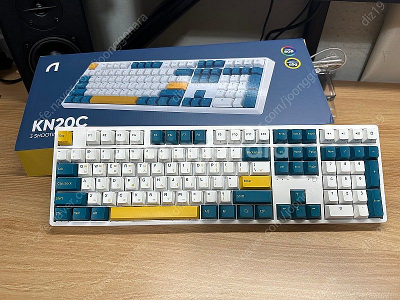 앱코 무접점 키보드 KN20C 45g--0