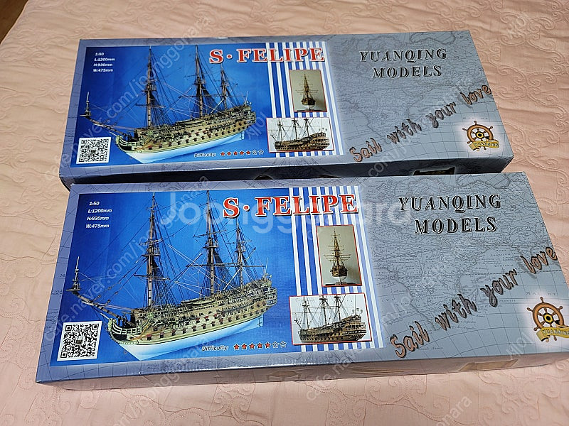 산 펠리페 1690 우드선박 모델 키트--0