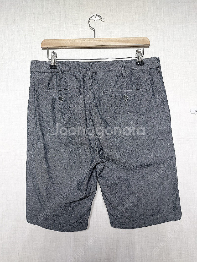 지오다노 남성 버뮤다팬츠 반바지 32인치 치노팬츠 그레...--2