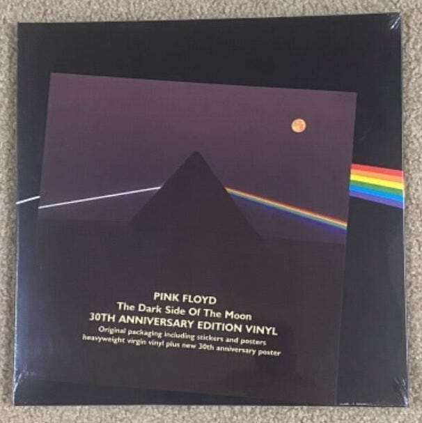 LP 레코드 Pink Floyd 핑크 플로이드 - The Dark Side Of The Moon 30주년 기념 한정반 2003