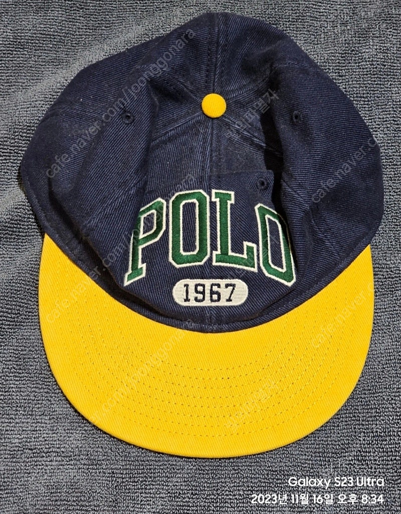 POLO RALPI LAUREN / Polo-embroidered cotton-twill cap / free