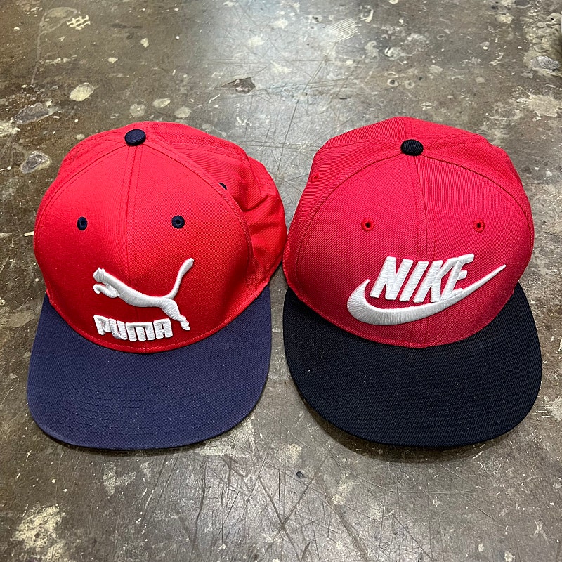 나이키 푸마 스냅백 모자 야구모자 뉴에라 두개 일괄 판매