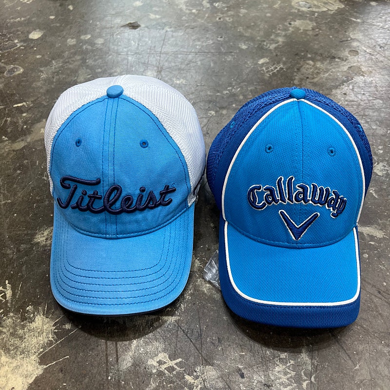 타이틀리스트 캘러웨이 골프모자 모자 볼캡 야구모자 두개 일괄 판매