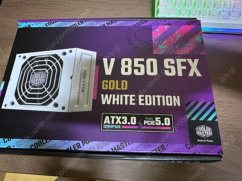 쿨러마스터 V850 SFX GOLD ATX 3.0 WHITE (PCIE5) 판매합니다.