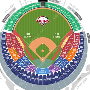 7/19 엘지트윈스 vs 두산베어스 321블럭 6연석 양도 2,4연석가능