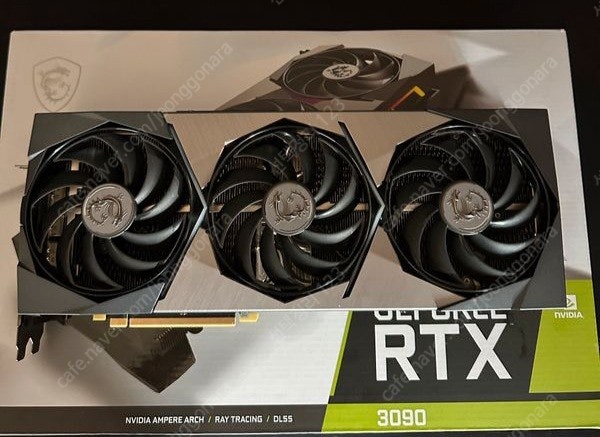 MSI RTX 3090 슈프림 X D6X 24GB 트라이프로져2S 그래픽 카드 팝니다 최대2장