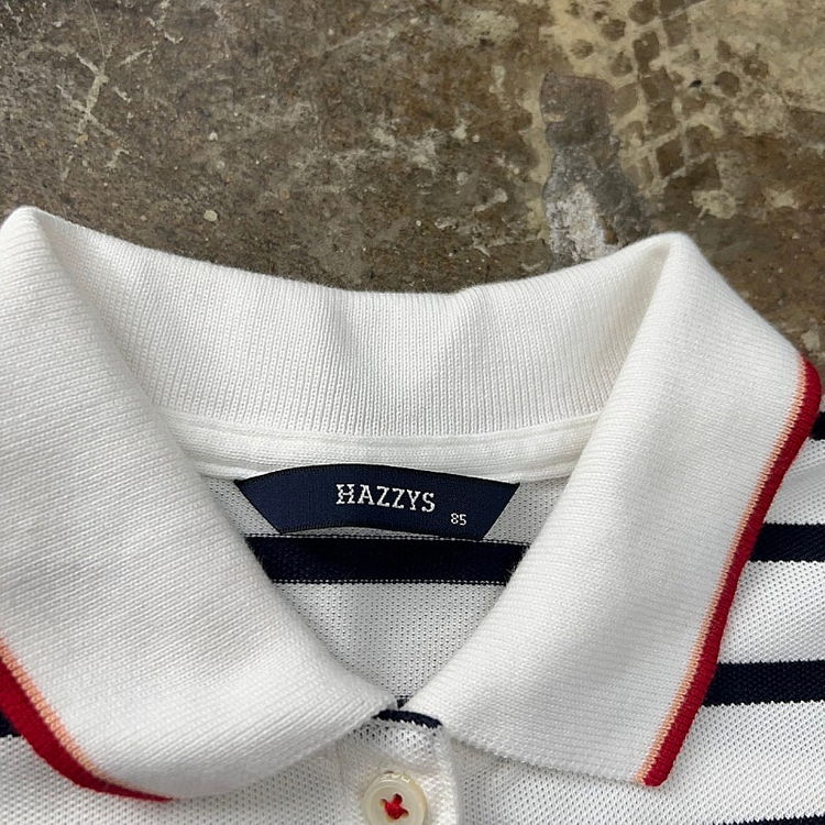 85) 헤지스 반팔 스트라이프 카라 티셔츠 pk셔츠 빈폴 라코스테 폴로 랄프로렌 이미지