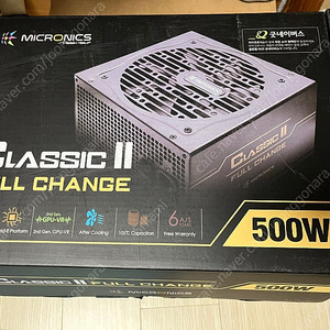 마이크로닉스 Classic II 풀체인지 500W 80PLUS브론즈 230V EU