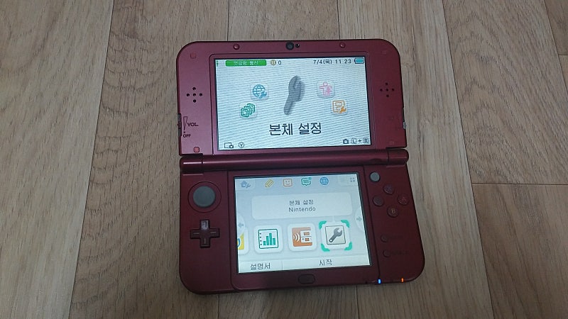 한국정발 닌텐도 메탈릭레드 3DS XL A급 깨끗한제품 20만원에 드립니다 - 서울강서