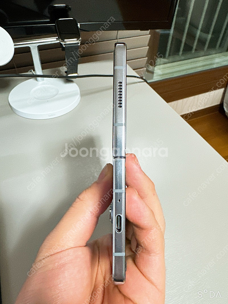 갤럭시z폴드5 256기가 아이스블루--4