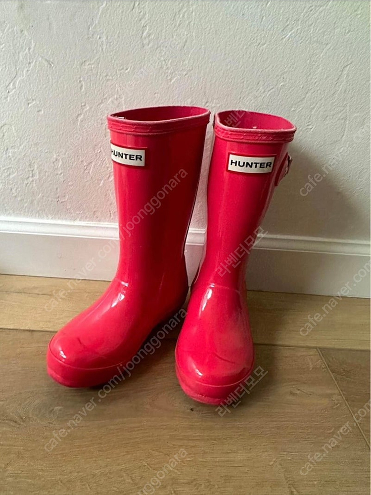 헌터 키즈 오리지널 레인부츠--1