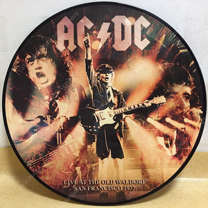 LP : AC/DC - live at the old waldorf san francisco 1977 픽쳐디스크 엘피 음반 rock