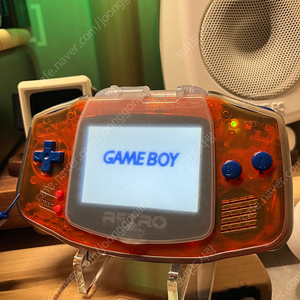 정품 닌텐도 백라이트 게임보이 gba 레트로모딩 커스텀 ags-101