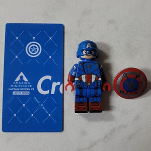 레고 커스텀 미니피규어 크로스체크 캡틴아메리카 판매합니다.