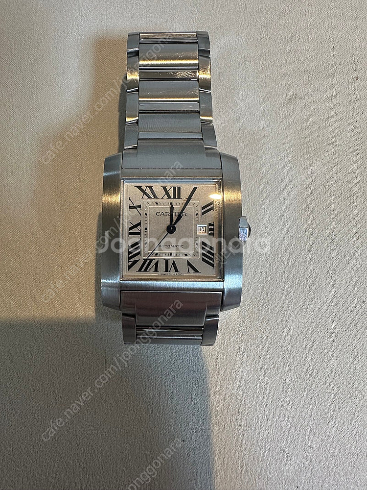 [판매] 까르띠에 탱크 프랑세즈 라지 신형 오토매틱 (국내 백화점 23년 스탬핑)--1