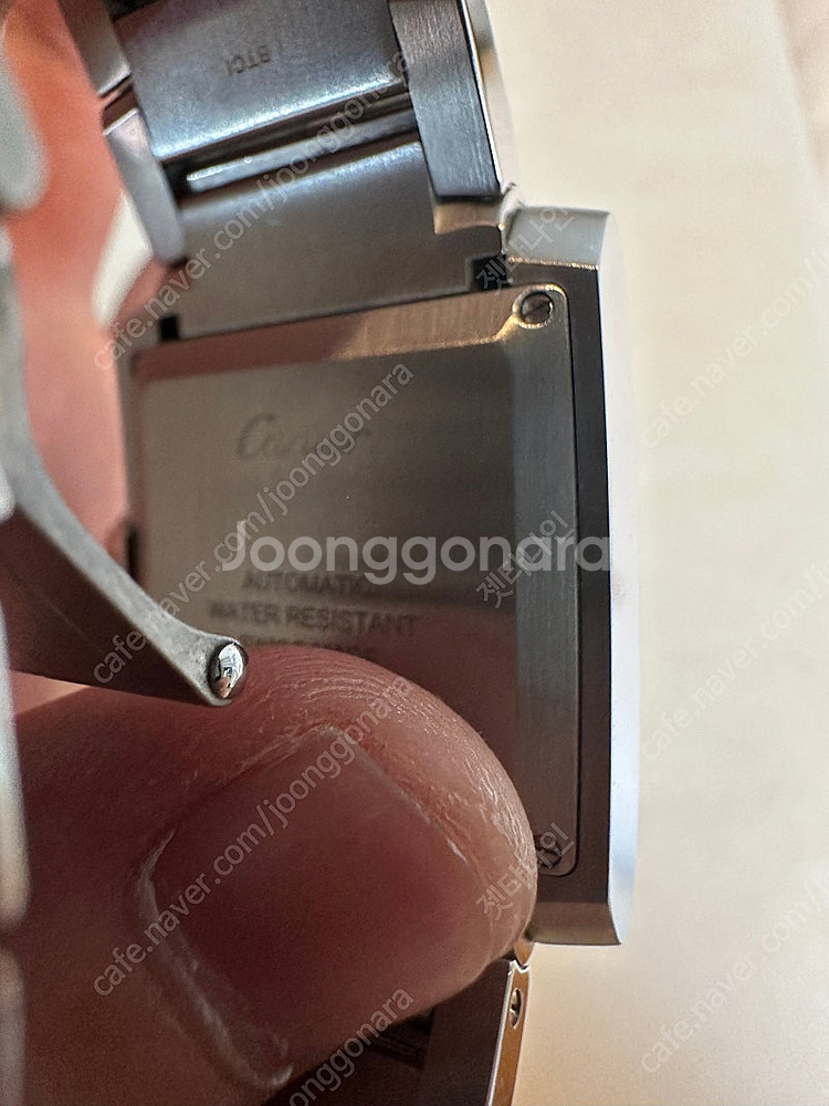 [판매] 까르띠에 탱크 프랑세즈 라지 신형 오토매틱 (국내 백화점 23년 스탬핑)--4