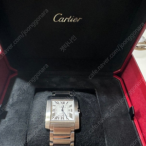 [판매] 까르띠에 탱크 프랑세즈 라지 신형 오토매틱 (국내 백화점 23년 스탬핑)