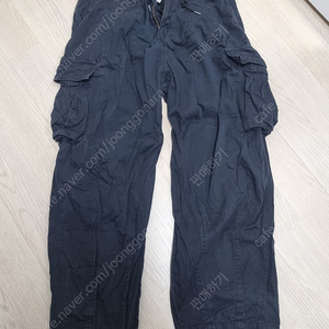 HERITAGE JUNGLE PANTS L 블랙 빅유니온