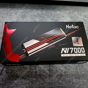 미개봉 새제품 네탁 Netac NVME 2TB 팝니다.