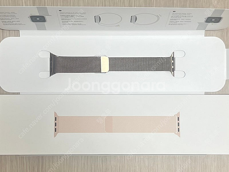 애플워치 정품 밀레니즈루프 골드 40mm--0