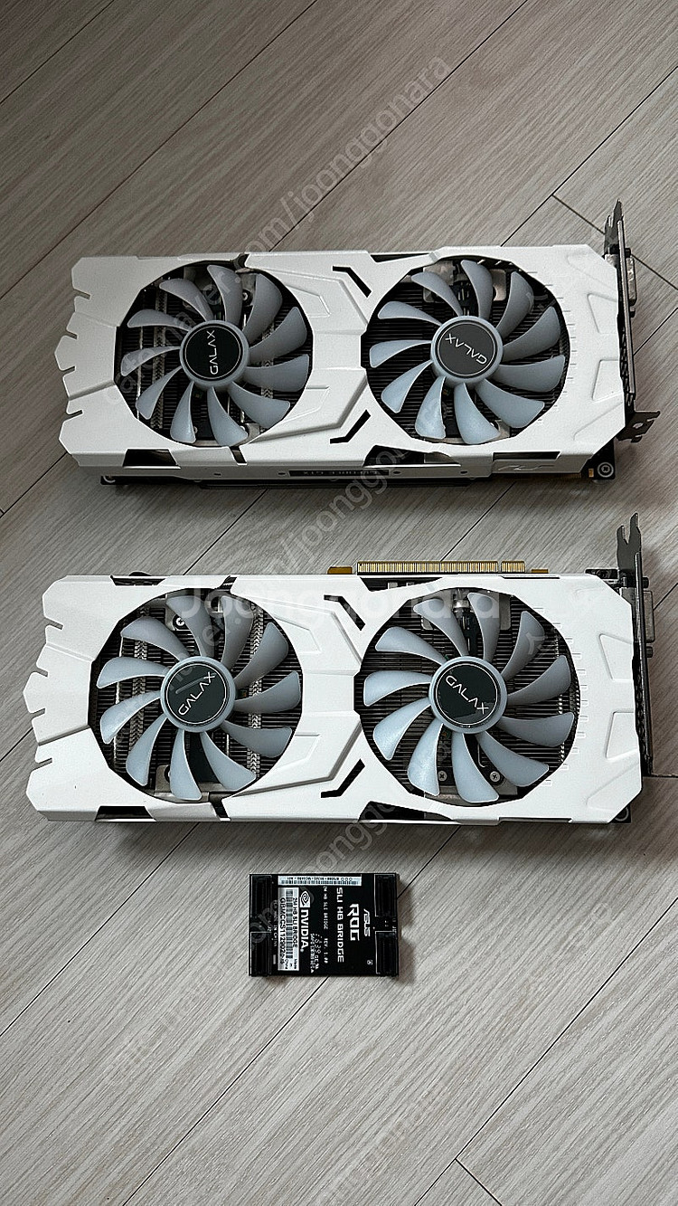 갤럭시 GTX1080 TI EX OC White 2대 ...--0