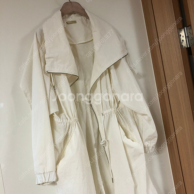 바스락 경량 벌룬 오버핏 박시 빅사이즈 야상 점퍼 타임...--4