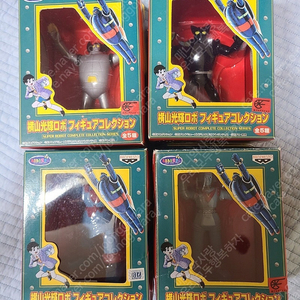 [레어템][4종 세트] 요코야마 미츠테루 로봇 피규어 컬렉션 철인 28호 4종 세트 판매해요.​​​​