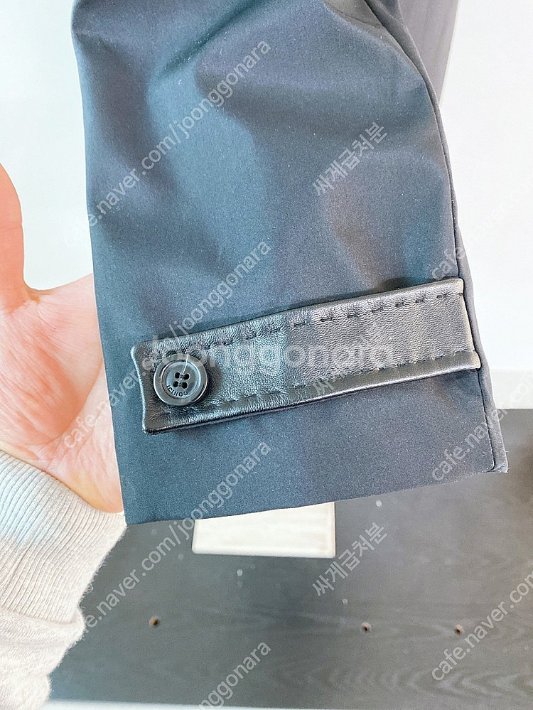 이신우여자가죽배색코트(새옷수준)(내피포함)(66)--4