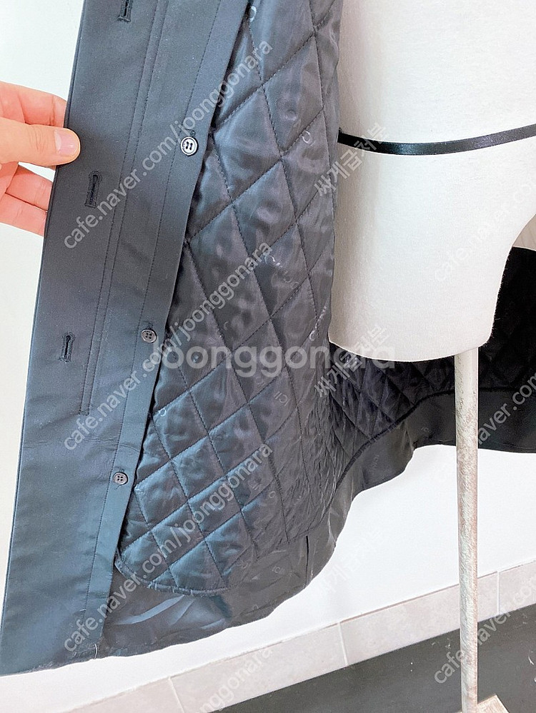 이신우여자가죽배색코트(새옷수준)(내피포함)(66)--6