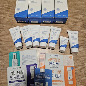 에스트라 아토베리어크림 80ml×4 외 샘플많이~~