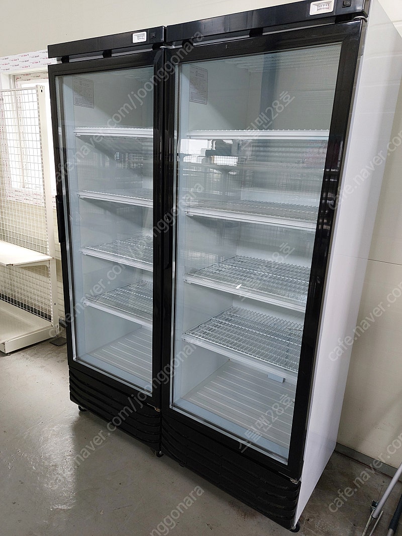 직냉식 수직 냉동고 쇼케이스 업소용 냉동고