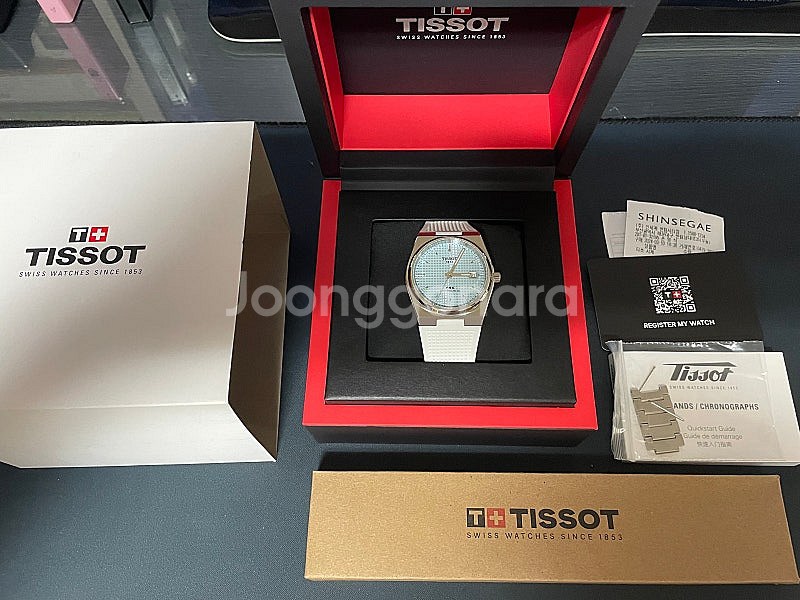 티쏘 prx 파워메틱 80 40mm아이스블루--0