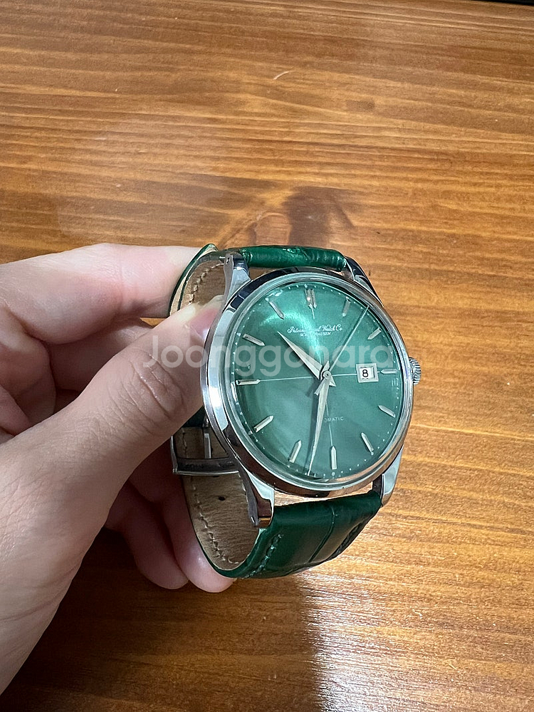 iwc 빈티지 36mm 그린다이얼--4