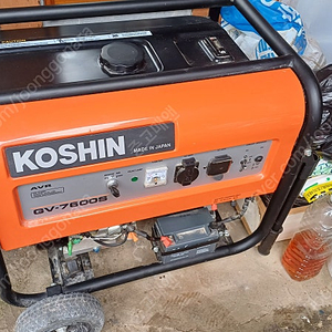 KOSHIN 고신 GV-7600S 발전기 판매합니다.