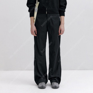 로클 로우클래식 팬츠 SOFT NYLON STRAIGHT-FIT PANTS_BLACK_LC241_PT03BK m사이즈 새상품