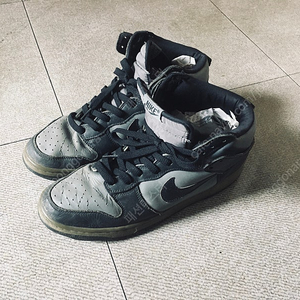빈티지 나이키 1999 덩크하이 블랙 280(신발 3개 더 드림).