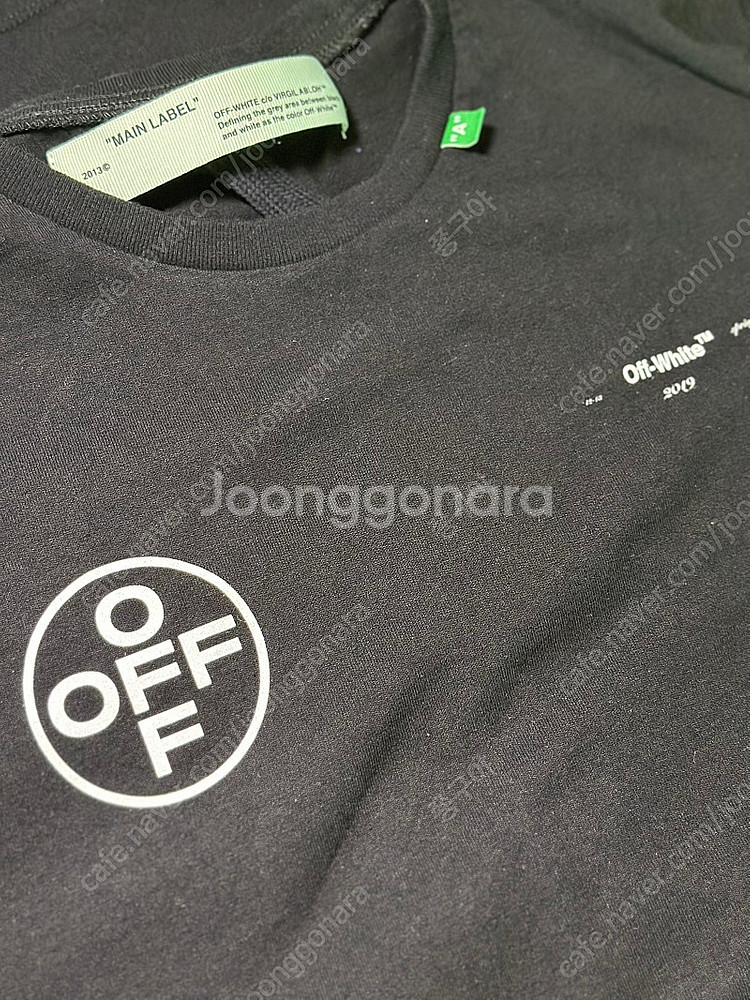 [XL] 오프화이트 임프레셔니즘 롱슬리브 티셔츠--3