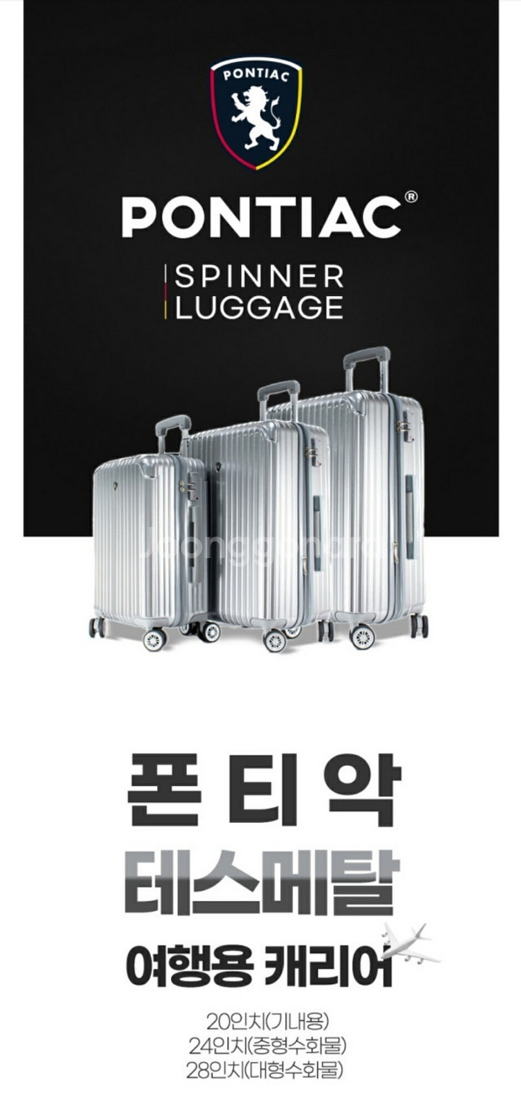 폰티악 테스메탈 캐리어 24, 28인치 싸게 팔아요--0