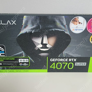 (미개봉) 갤럭시 RTX4070 SUPER EX GAMER OC D6X