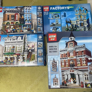 [중고] LEGO 10243 파리 레스토랑, 10246 탐정사무소 판매합니다.