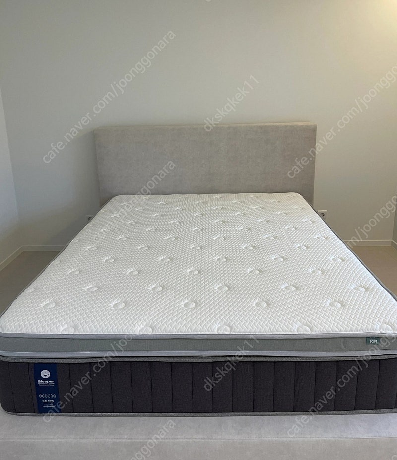 [75만원 할인] 슬립퍼 하이브리드 (메모리폼 토퍼포함) 신혼 침대 퀸매트리스 투 매트리스 Q 소프트