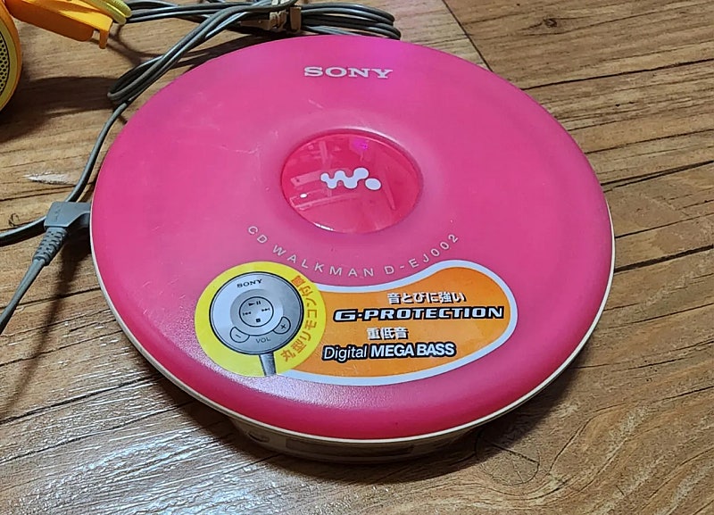 소니 CDP 워크맨 D- EJ002 핑크