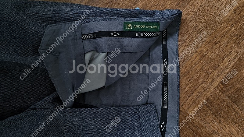그레이 맞춤 팬츠 (제일모직 VIP 원단) 판매합니다.--2