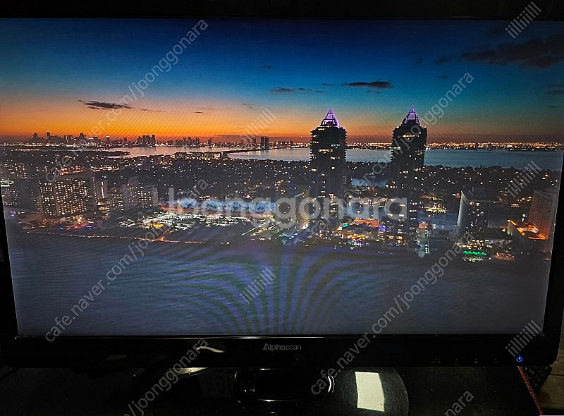알파스캔 LED 24인치 TLED24 모니터 팝니다--1