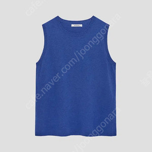 문달 sleeveless cotton knit