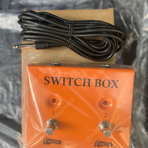 [미사용 신품] 오렌지 풋스위치 Fs-2 Orange Switch Box