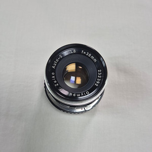 올림푸스 38mm f1.8 올드렌즈(후지어댑터포함)
