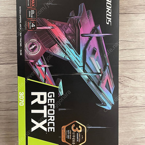 기가바이트 rtx 3070 aorus 그래픽 카드 팝니다