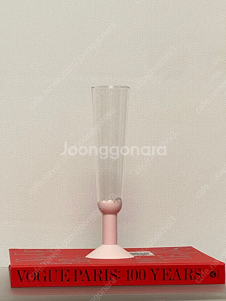 보덤 정품 와인잔 (샴페인잔) 핑크컬러 1잔--0