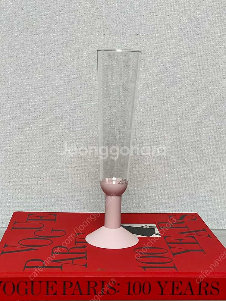 보덤 정품 와인잔 (샴페인잔) 핑크컬러 1잔--1